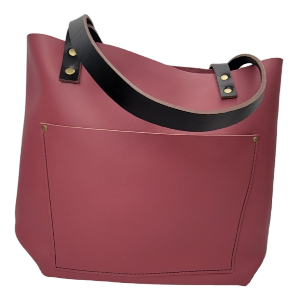 🦄 PLG Portland Leather Goods Medium Classic Tote-Guava